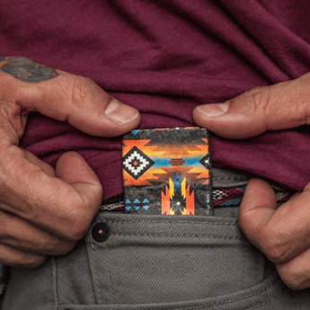 Coin Pouch Tribal Aztec - Lifestyle image