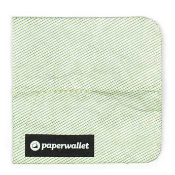Coin Pouch Lines - Front Design laying flat side view