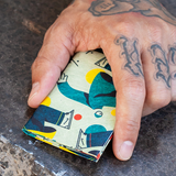 Micro Wallet Skate - Open Wallet Inside Design with cards and cash