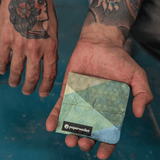 Coin Pouch Triangle Moire - Lifestyle image