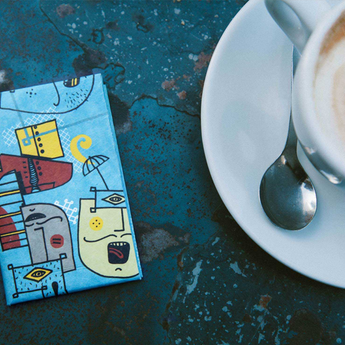 Card Deep Blue