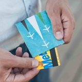 Slim Wallet Fly Gelada - Open Wallet Inside Design with cards and cash