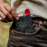 Micro Wallet Topo - Open Wallet Inside Design with cards and cash