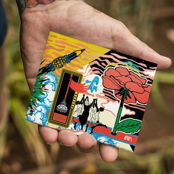 Slim Wallet Give Take - Open Wallet Inside Design with cards and cash