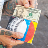 Micro Wallet Echo - Open Wallet Inside Design with cards and cash