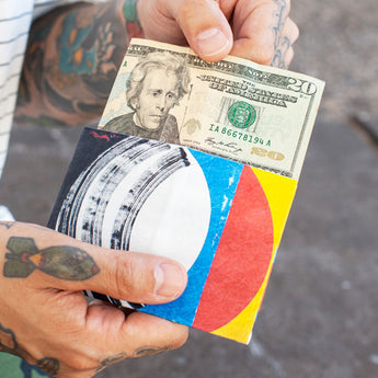 Micro Wallet Echo - Open Wallet Inside Design with cards and cash
