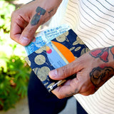 Micro Wallet Lilly - Open Wallet Inside Design with cards and cash