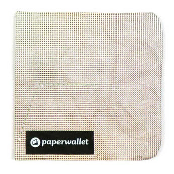 Coin Pouch Dots - Front Design laying flat side view