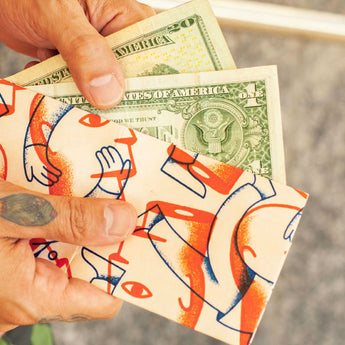 Slim Wallet Slice of Life - Lifestyle image