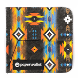 Coin Pouch Tribal Aztec - Front Design laying flat side view