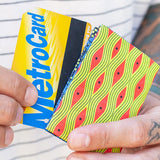 Micro Wallet Africa - Open Wallet Inside Design with cards and cash