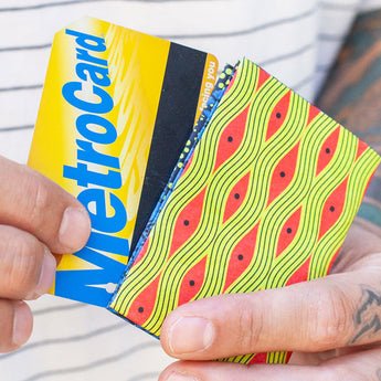 Micro Wallet Africa - Open Wallet Inside Design with cards and cash